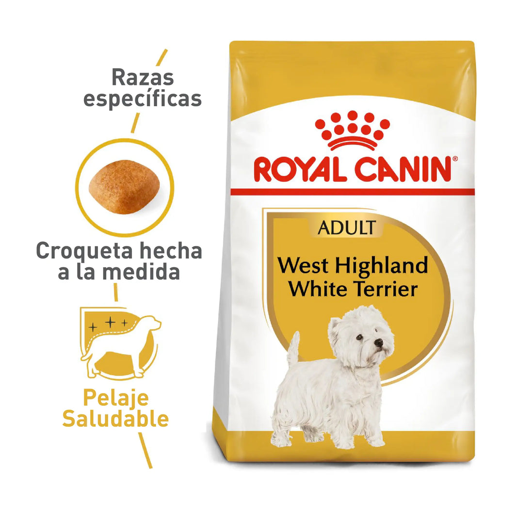 Alimento Royal Canin Bhn West Highland Terrier Adulto x 3 Kg