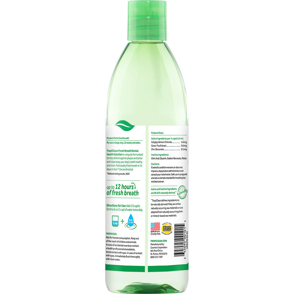 Tropiclean Aditivo Para Agua Perros 8Oz