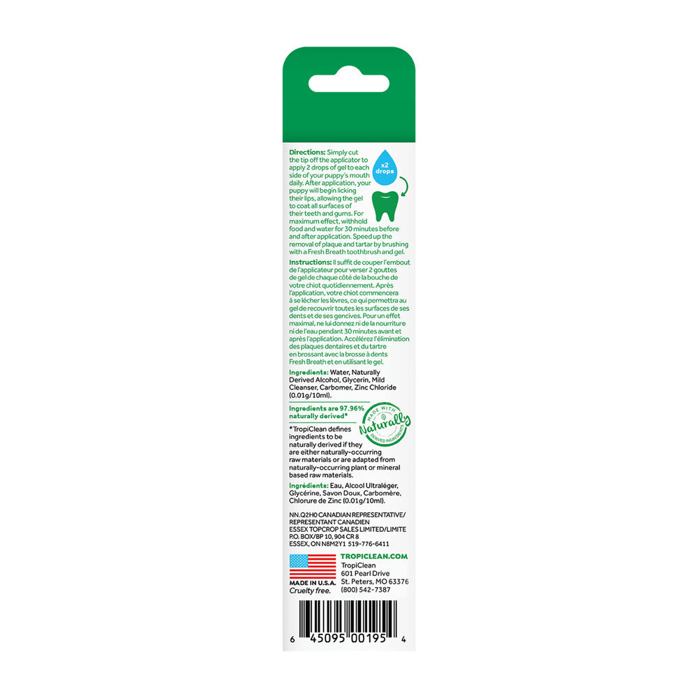 Tropiclean Gel Perro Cachorros 2 Oz