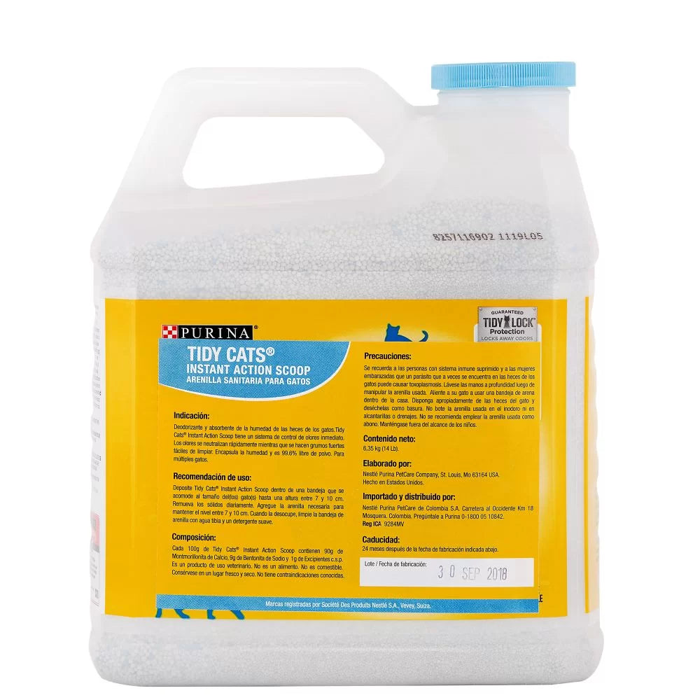Arena Para Gatos Acción Instantánea Scoopable Tidy Cats 6.35 Kg