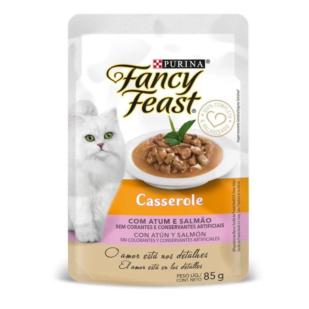 Fancy Feast Casserole Atún Y Salmón X 85 GR