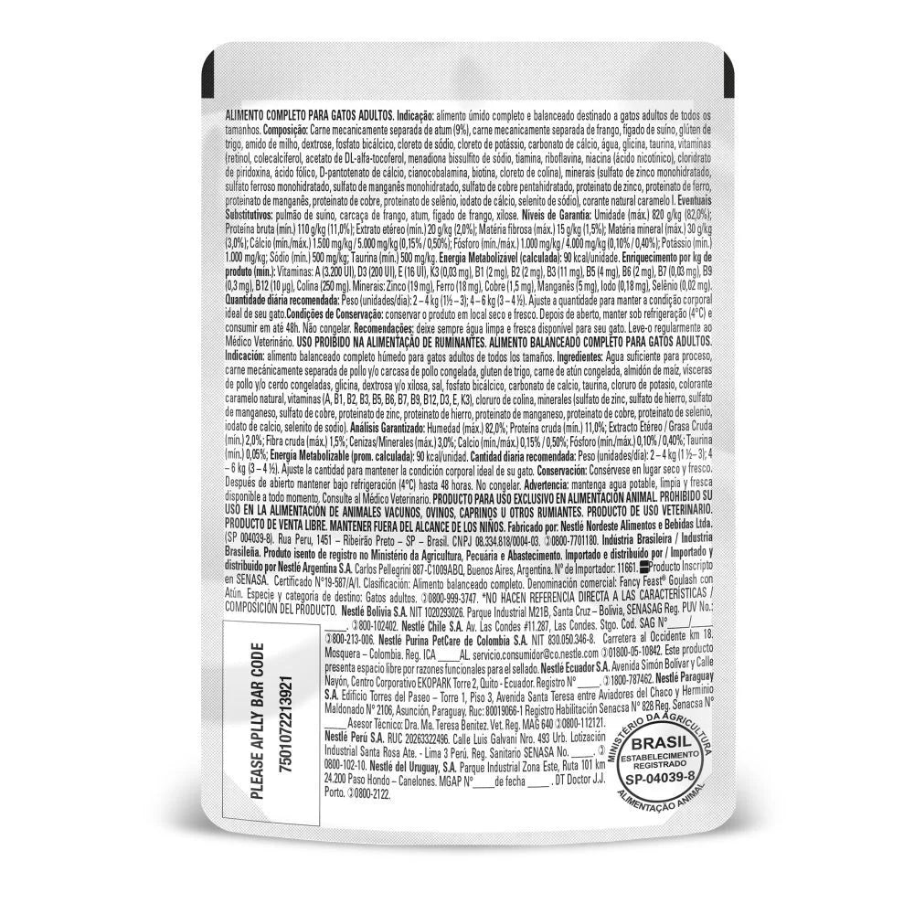 Fancy Feast Goulash Atún X 85 GR