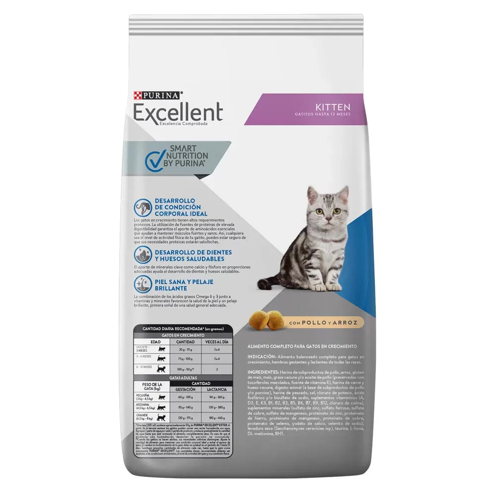 Alimento Purina Excellent Para Gatitos x 1 Kg