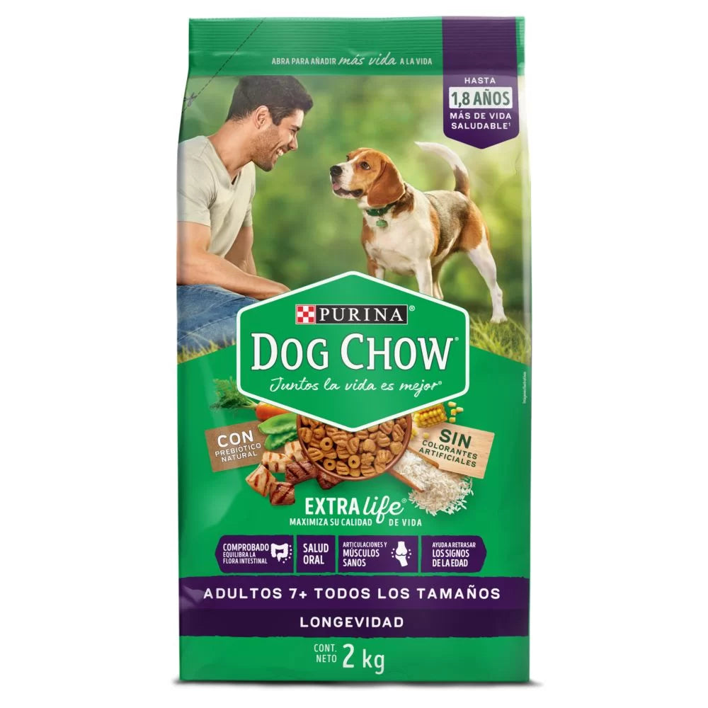 Comida Para Perro Dog Chow Mayores A 7 Años (Senior Longevidad)
