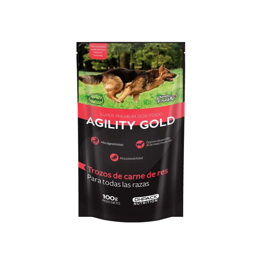 Agility Gold trozos De Res 100 Gr