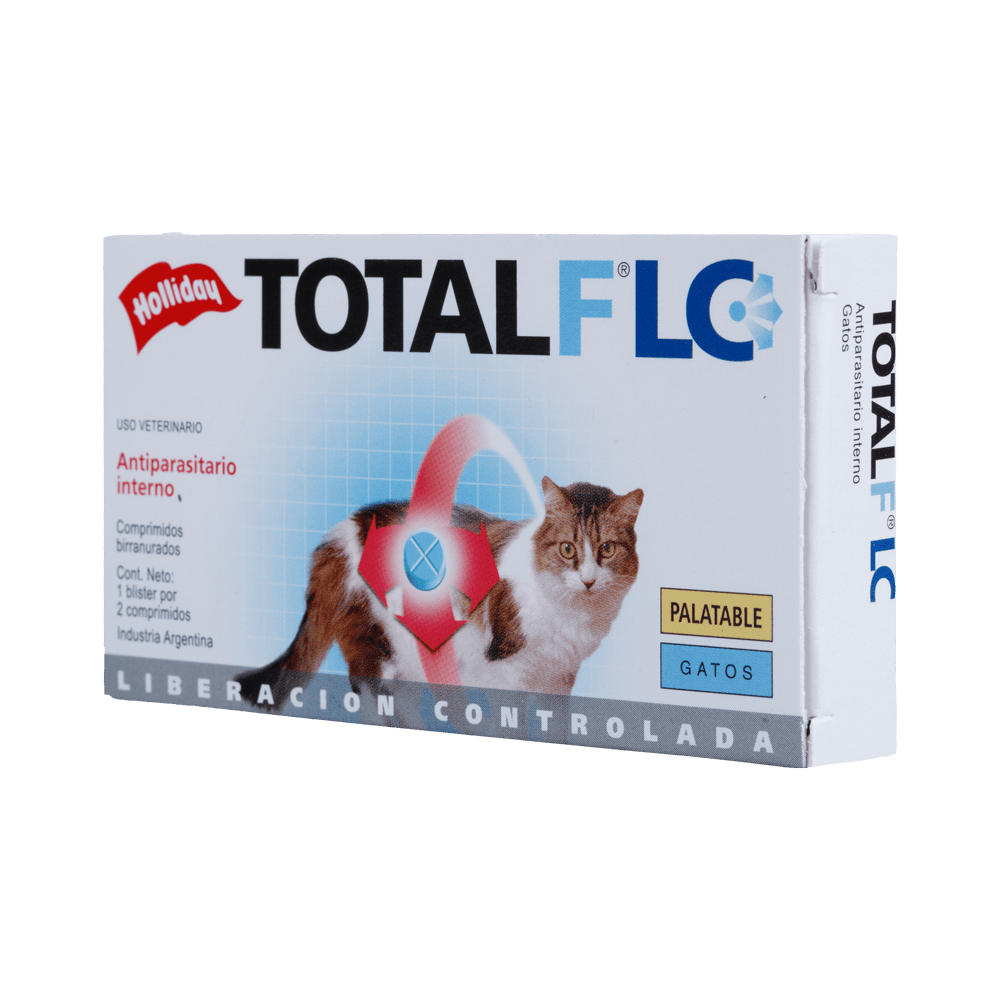 Desparasitante Interno Total FLC Gatos 2 Tabletas