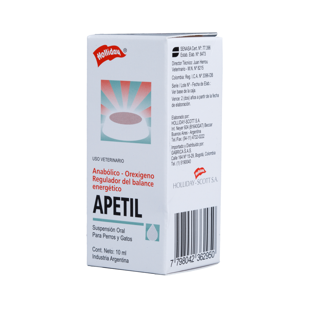 Apetil estimulante del apetito para perros y gatos 10 ml