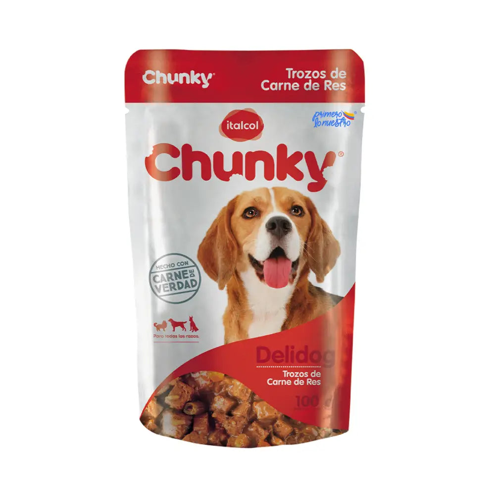 Chunky Delidog Trozos De Carne De Res Pouch