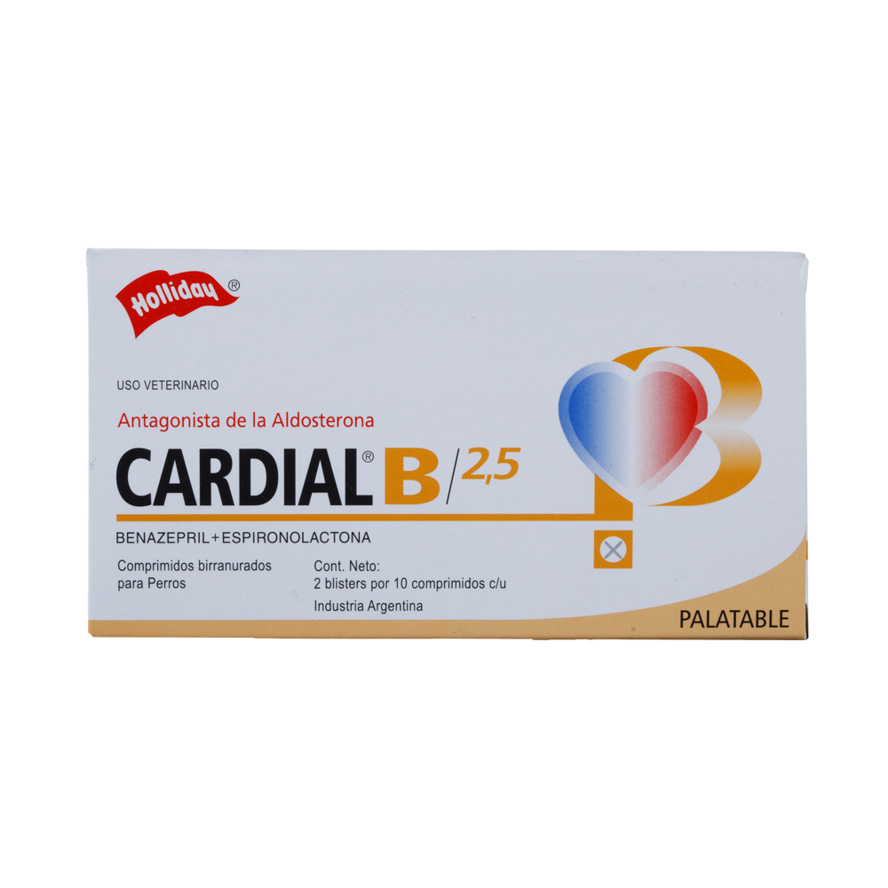 Cardial B para perro x 20 tabletas