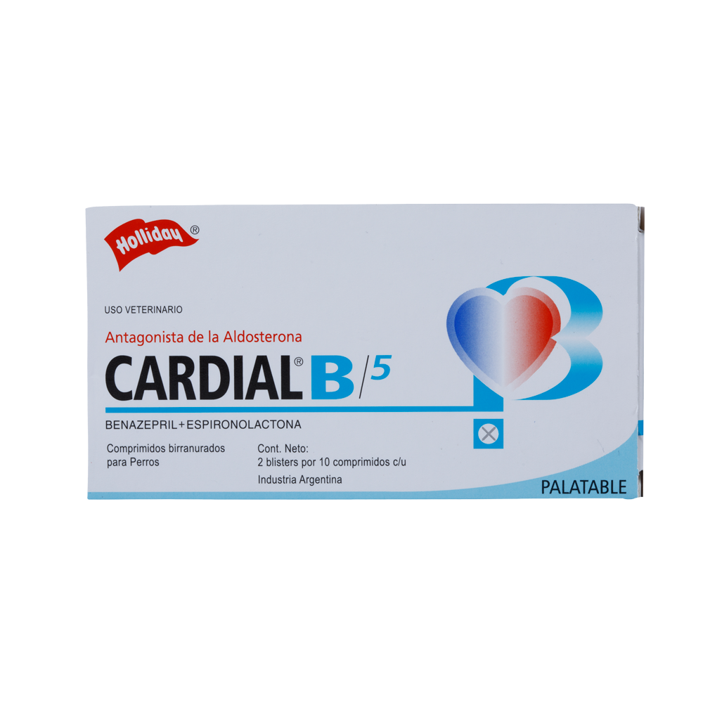 Cardial B para perro x 20 tabletas