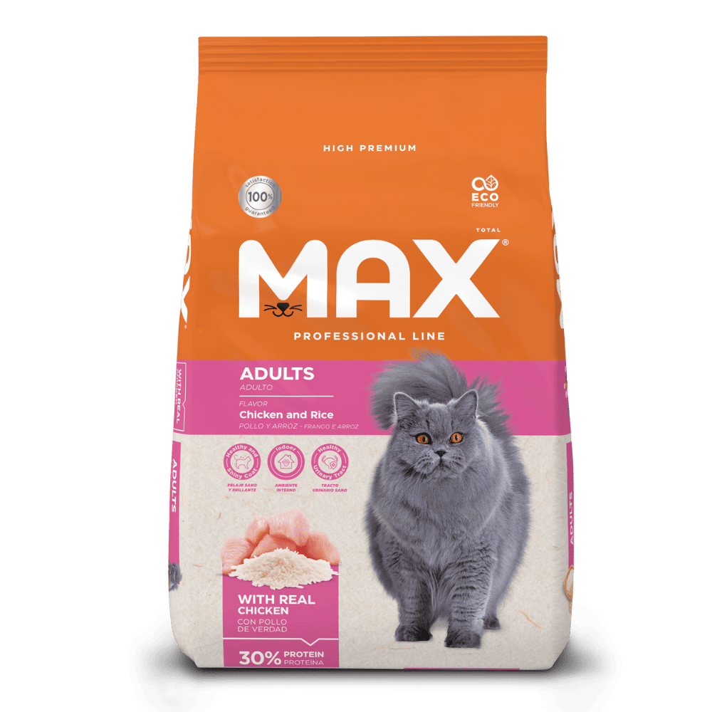 Comida Para Gato Adulto Max Cat Professional Line Adulto Frango & Arroz