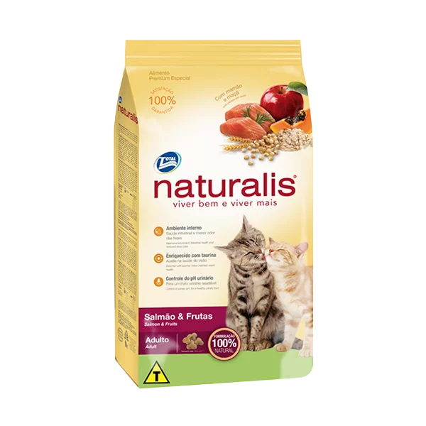 Comida Para Gato Naturalis Adulto Salmón Y Frutas 10,1Kg