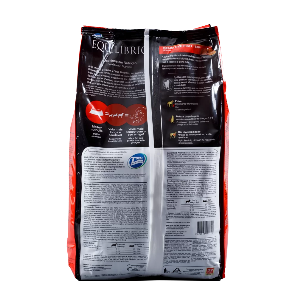 Comida para perro Equilibrio Adulto Sensitive Fish 15KG