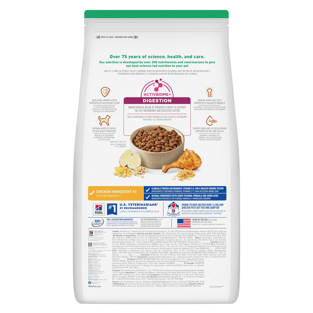 Hill's Science Diet puppy concentrado para perro cachorro razas grandes