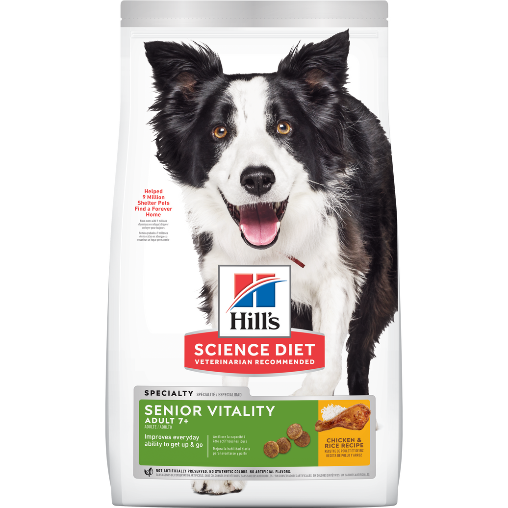 Hill's Science Diet Senior Vitality concentrado perro senior sabor pollo 12,5 Lb (5,7Kg)