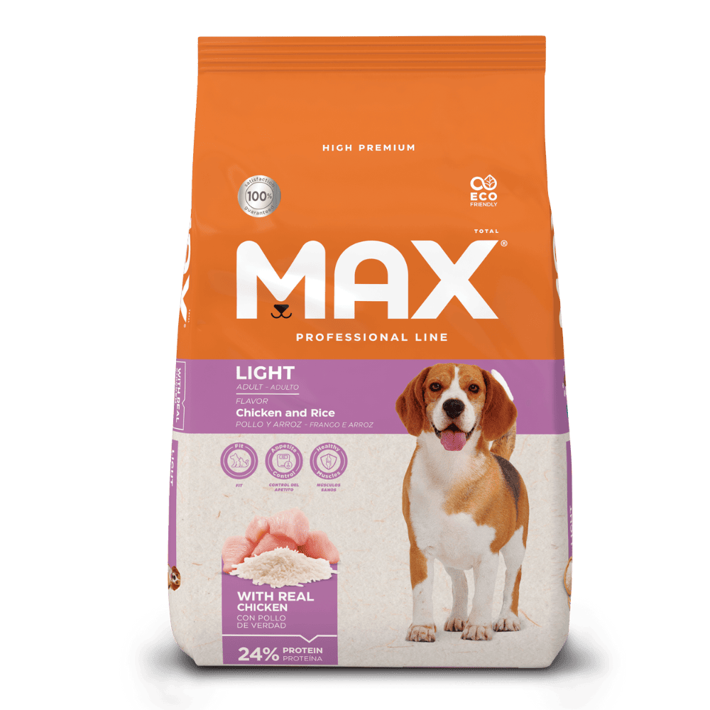Comida para perro Max Adulto Light Pollo y Arroz