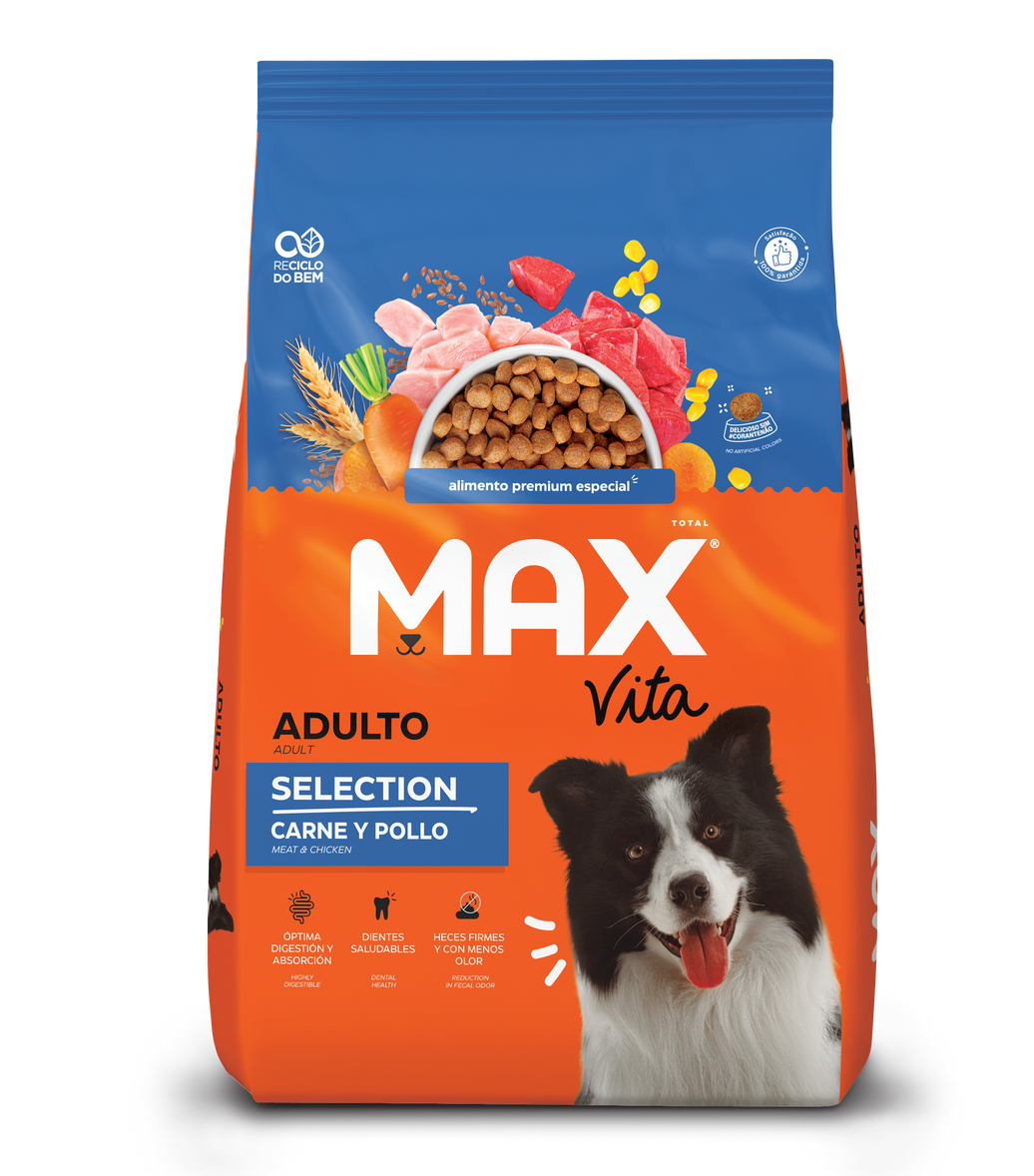 Comida Para Perro Max Vita Adulto Selection Carne y Pollo