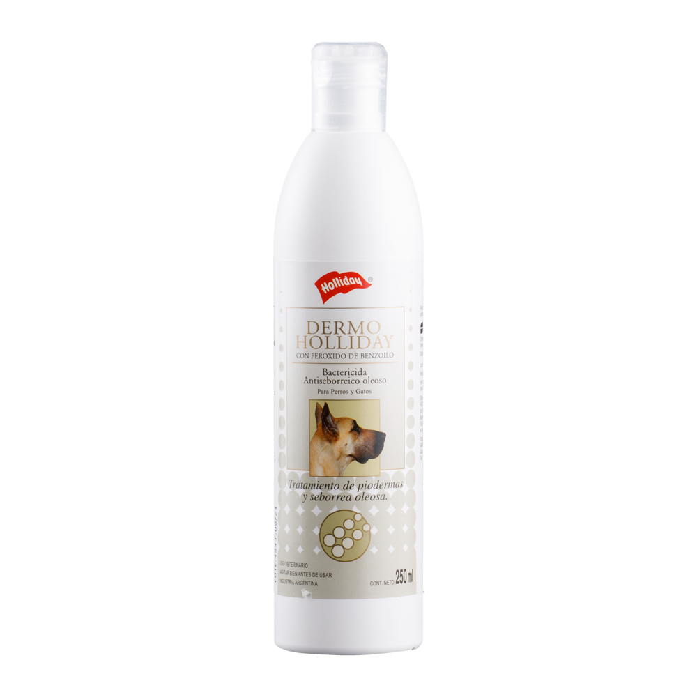 Dermoholliday Shampoo Antiséptieco Perros y Gatos 250 ml