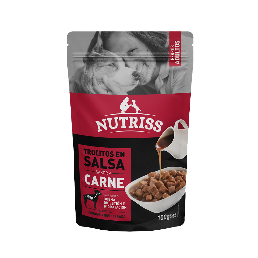 Nutriss Pouch Adulto Salsa Carne X 100 GR