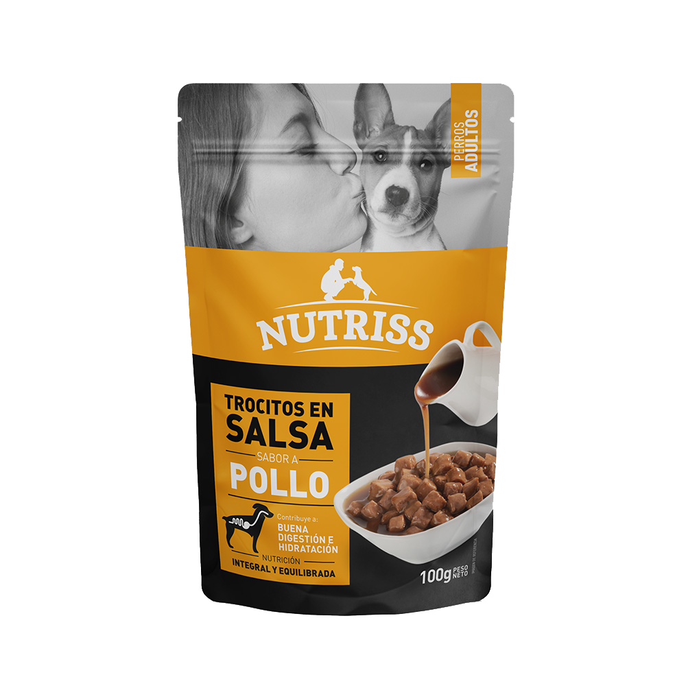 Nutriss Pouch Adulto Salsa Pollo X 100 GR
