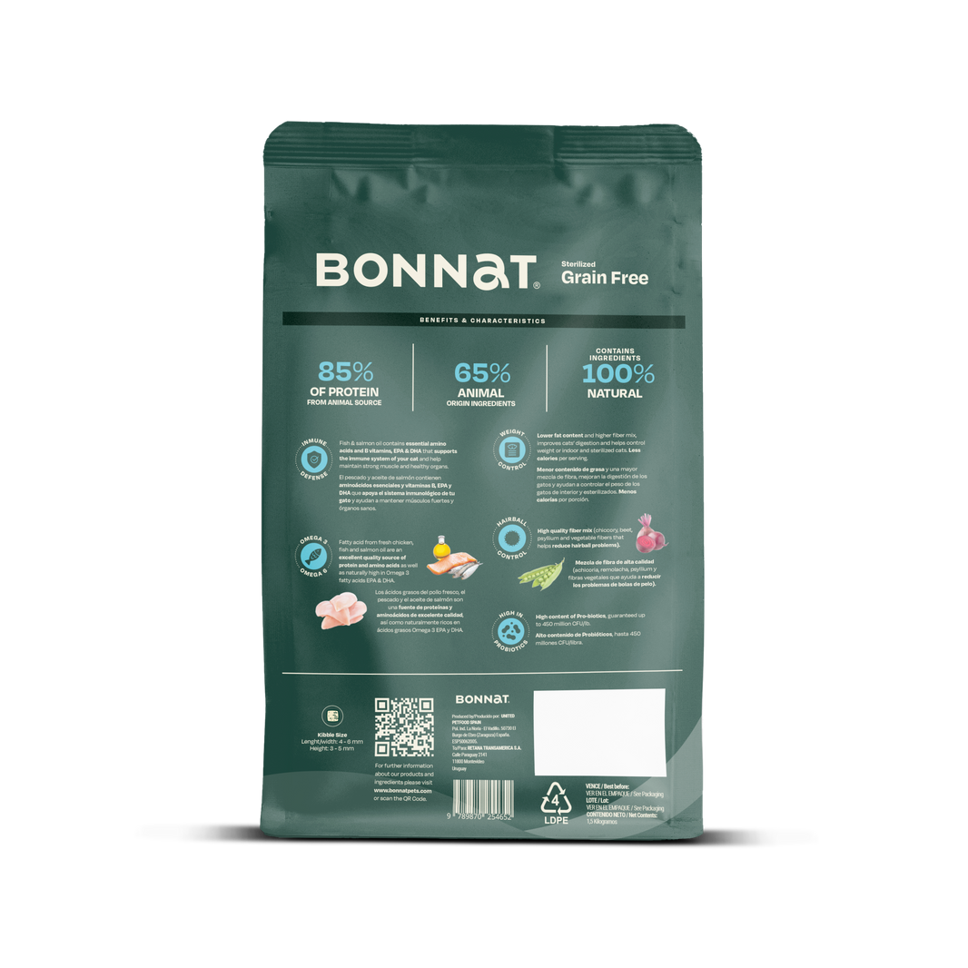 Bonnat Grain Free Feline Sterilized