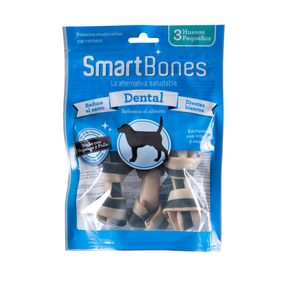 Snack para perro pequeño Smartbones dental 3 Und
