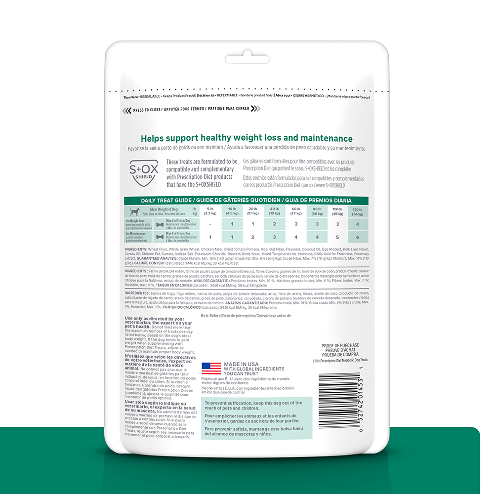 Hill's Prescription Diet Snack Metabolic Treats para perro 340 gr