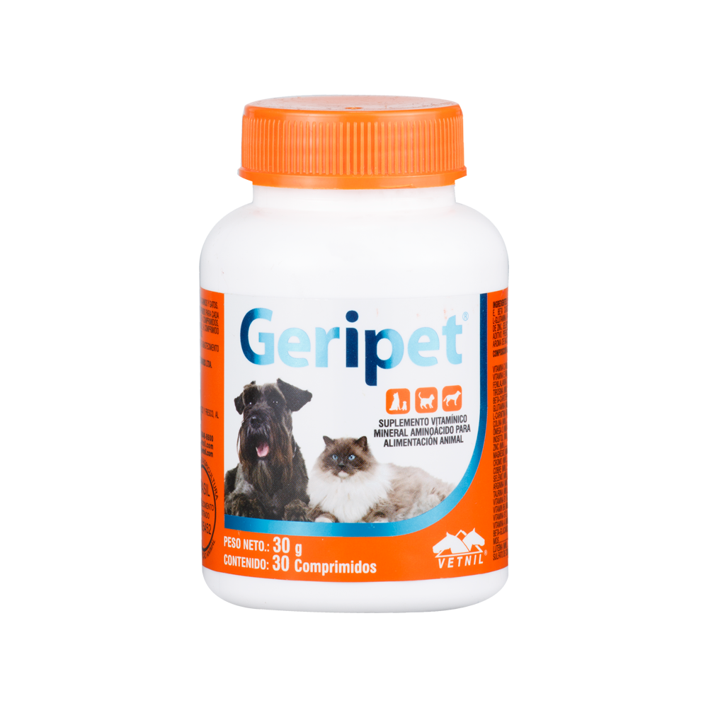Geripet - Vitalidad Perros y Gatos 30 Tabletas