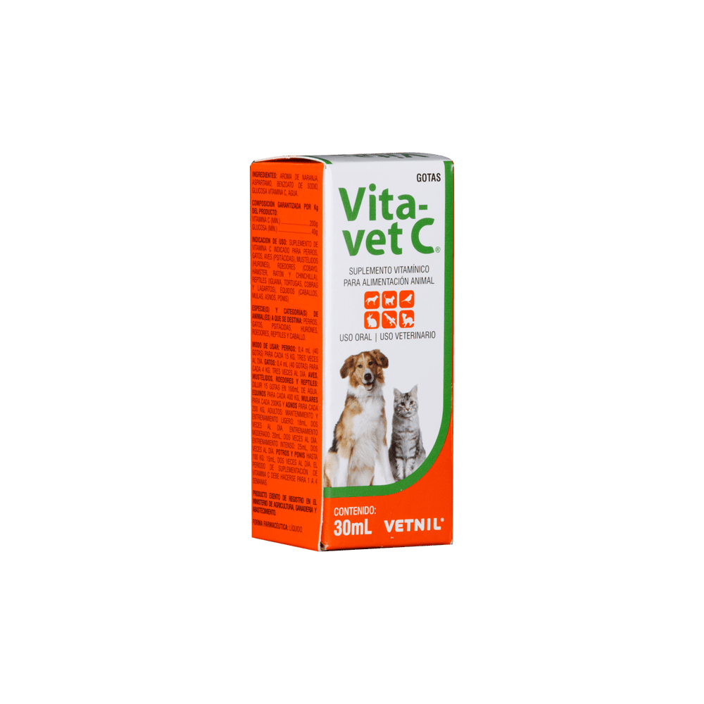 Suplemento Vita-Vet C para Perros y Gatos 30ML