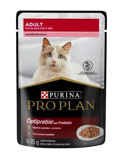 Comida Húmeda Para Gatos Sabor A Salmón Purina Pro Plan x 85 Gr