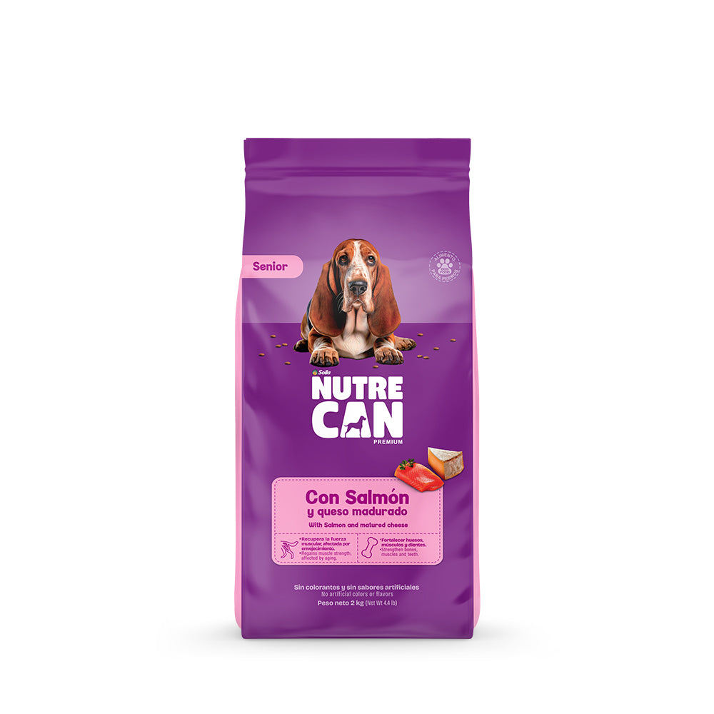 Comida Para Perro Nutrecan con Salmón y Queso Madurado