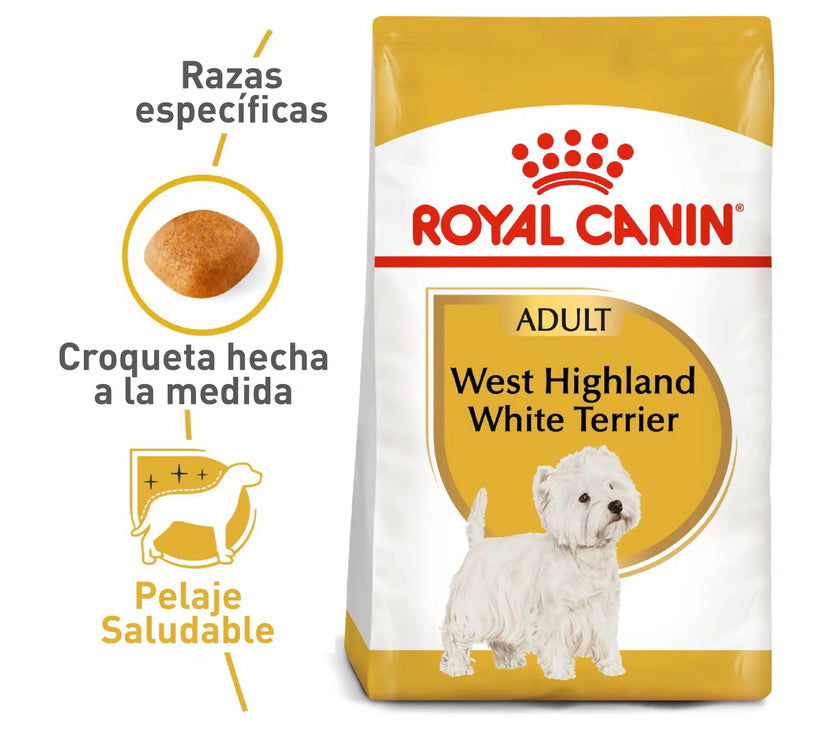 Alimento Royal Canin Bhn West Highland Terrier Adulto x 3 Kg