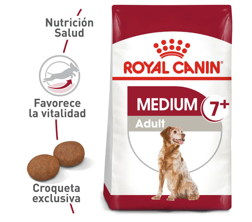 Alimento Royal Canin Shn Medium Adulto 7+ 4 Kg