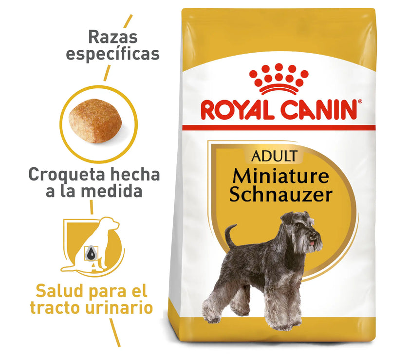 Alimento Royal Canin Bhn Mini Schnauzer Adulto x 4.5 Kg