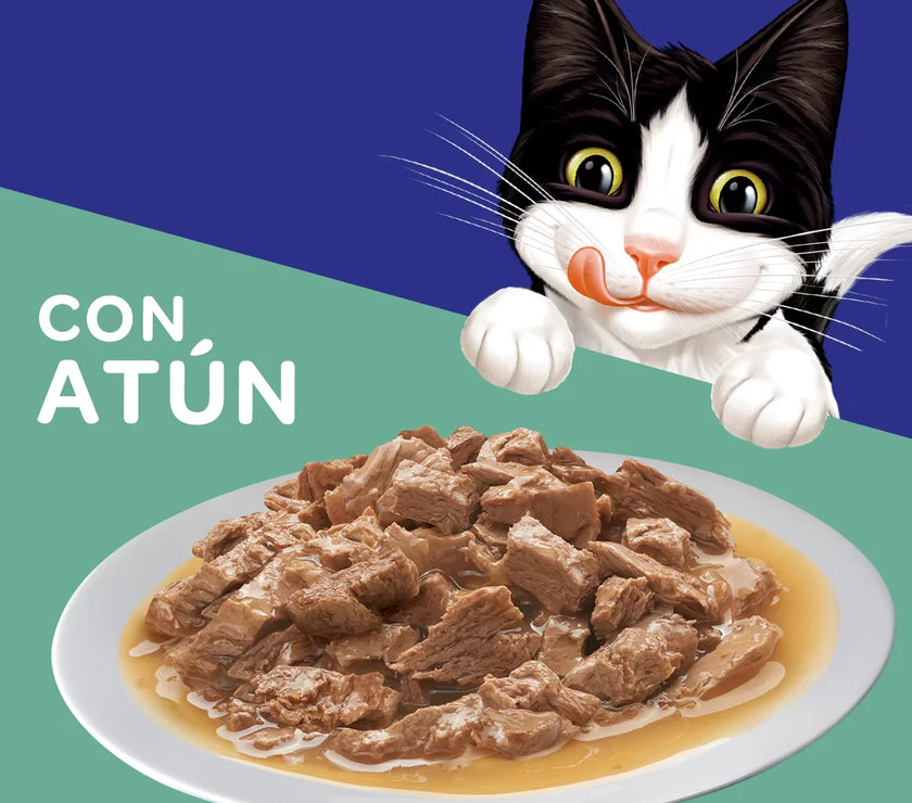 Alimento Húmedo Para Gatos Felix Atun En Salsa x 85 Gr