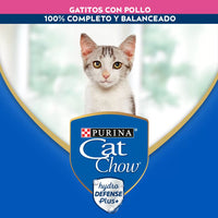 Comida Humeda Para Gatitos Cat Chow Pollo x 85 Gr