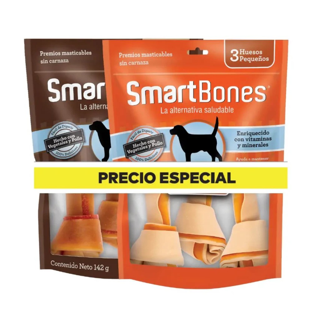 Smartbones promo peanut-promo x 3 unidades