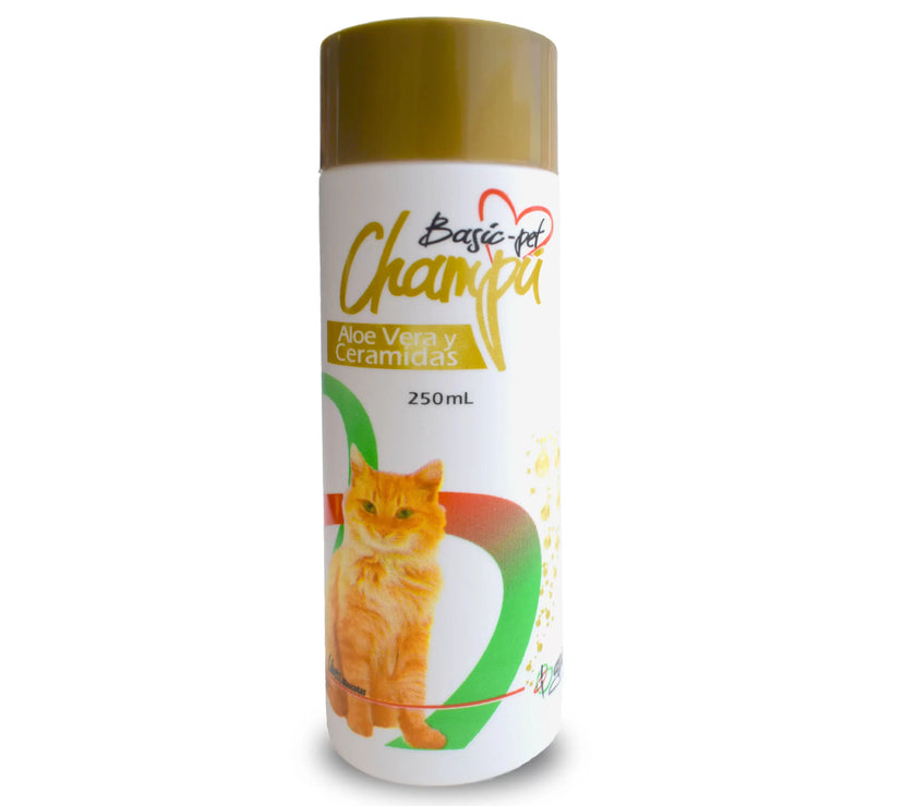 Basic pet shampoo gato x 250 ML