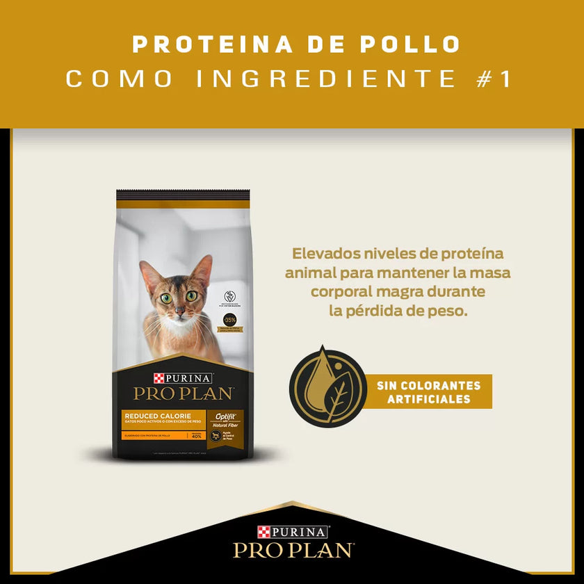 Comida Para Para Gatos Adultos Poco Activos O Con Exceso De Peso Purina Pro Plan X 3 Kg
