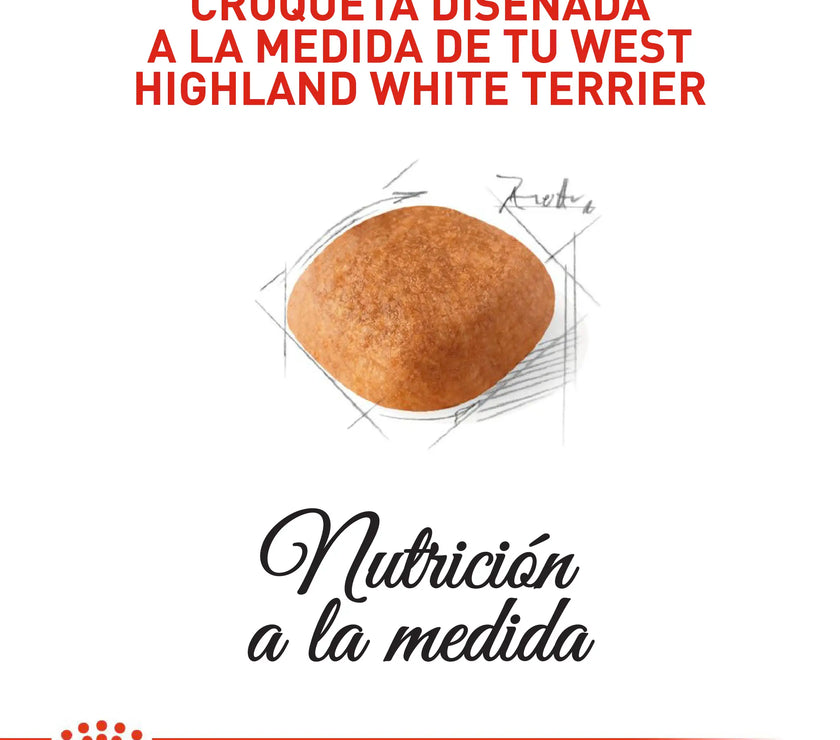Alimento Royal Canin Bhn West Highland Terrier Adulto x 3 Kg