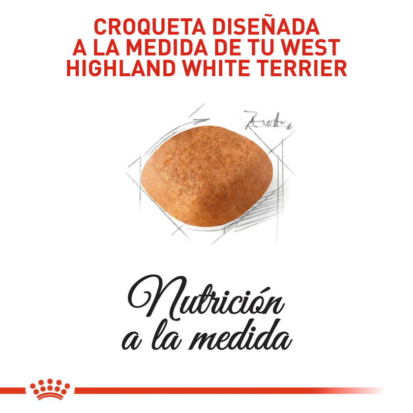 Alimento Royal Canin Bhn West Highland Terrier Adulto x 3 Kg