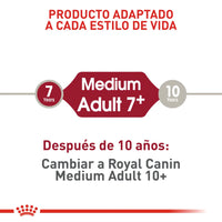 Alimento Royal Canin Shn Medium Adulto 7+ 4 Kg