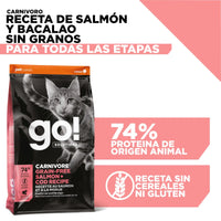 Go! Skin + coat care grain free salmon recipe for cats