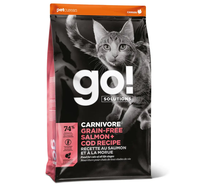 Go! Skin + coat care grain free salmon recipe for cats