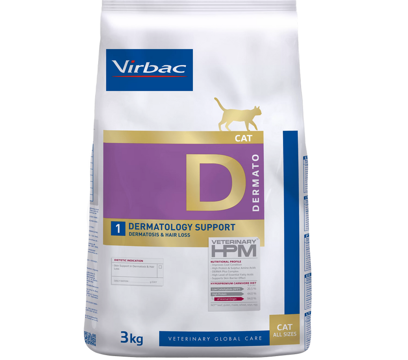 Virbac Cat Dermatology Support