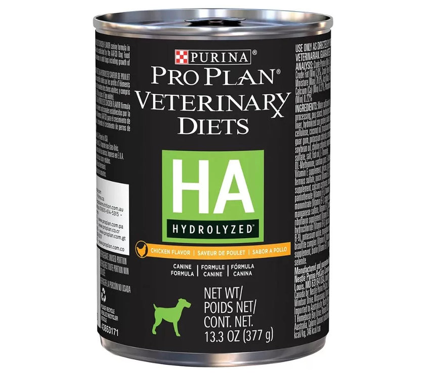 Alimento Húmedo Canine Purina Pro Plan Veterinary Diets Ha Hipersensibilidad Alimentaria 377Gr
