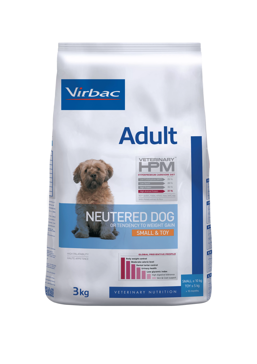 Virbac Adult Neutered Dog Small & Toy