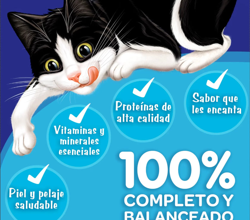 Alimento Para Gatos Purina Felix Adulto Triple Delicious Mar x 1.5 Kg