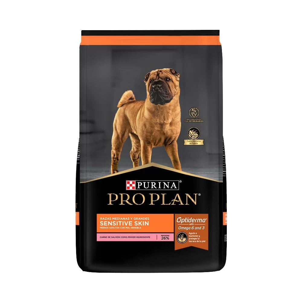Comida Para Perros Adultos Piel Sensible Razas Medianas Y Grandes Purina Pro Plan