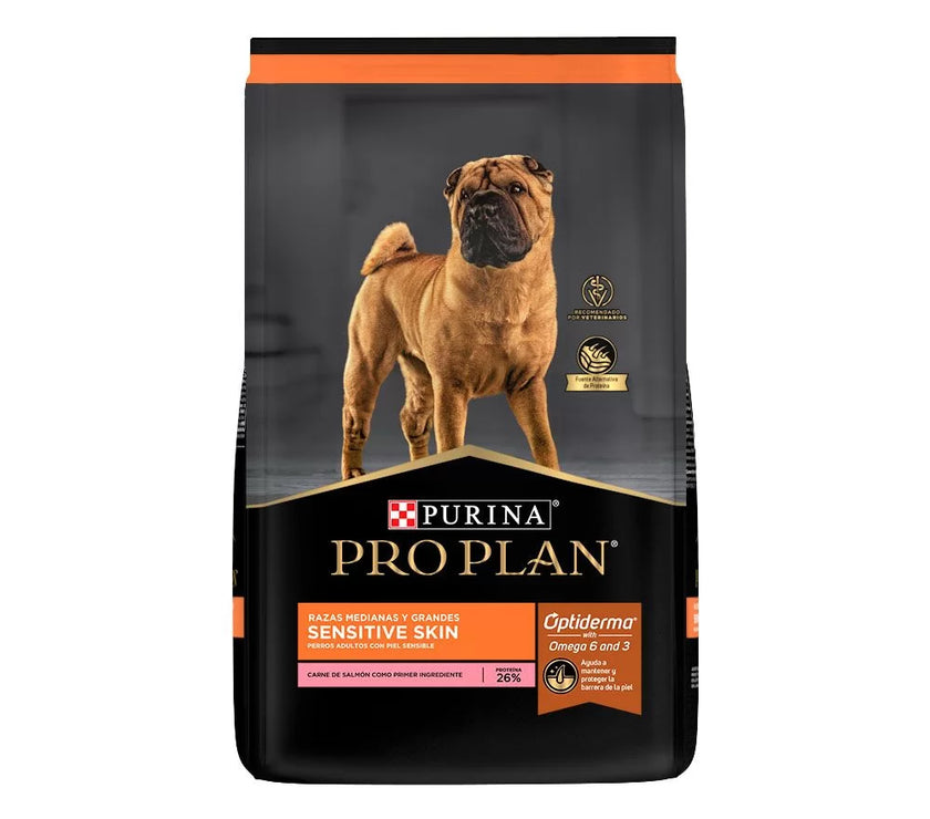 Comida Para Perros Adultos Piel Sensible Razas Medianas Y Grandes Purina Pro Plan